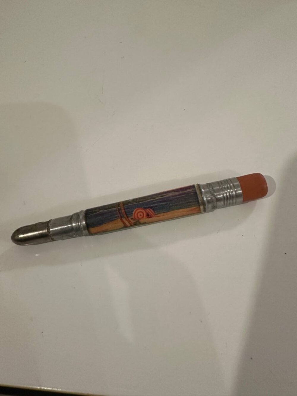 Vintage Florida Souvenir Bullet Pencil Palm Trees Beach